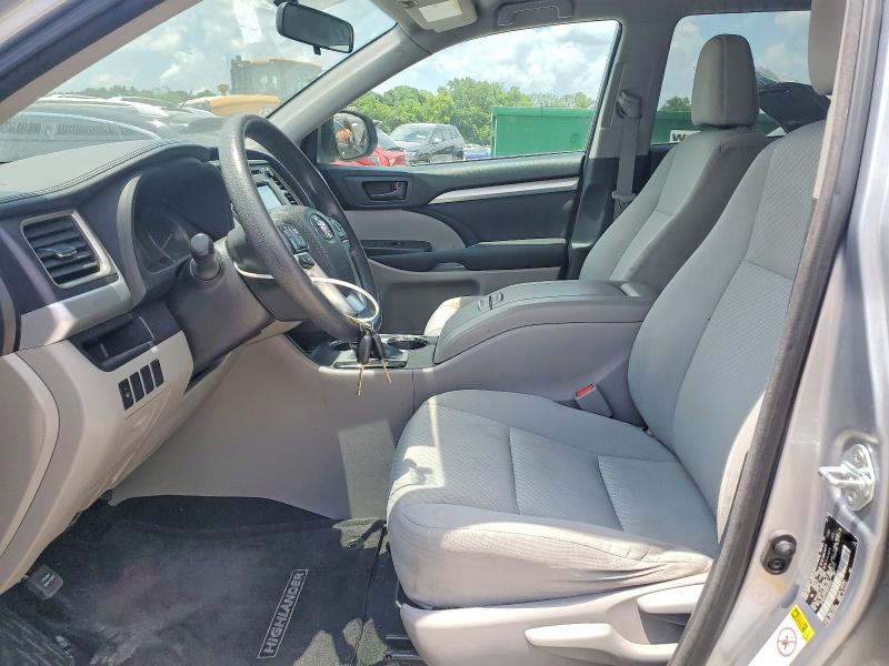 2016 Toyota Highlander VIN 5TDZARFH1GS019346 COPART salvage auction — REAR END, Al - Cert Of Title-Salvage Title, sold $6,000 on 2026-07-07 (photo 7)