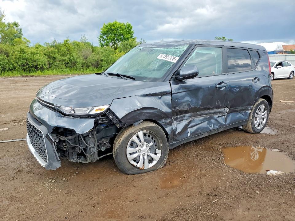 2021 Kia Soul VIN KNDJ23AU5M7780365 COPART salvage auction — ROLLOVER, Oh - Cert Of Title-Salvage, sold $1,400 on 2026-07-13 (photo 1)
