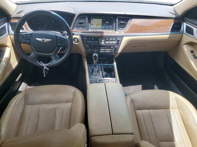 2015 Hyundai Genesis VIN KMHGN4JE8FU080257 COPART salvage auction — REAR END, Nc - Salvage Certificate Of Title, sold $1,350 on 2026-07-31 (photo 8)
