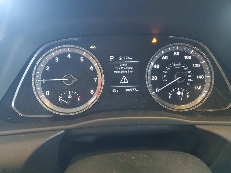 2021 Hyundai Sonata VIN 5NPEG4JA0MH079517 COPART salvage auction — FRONT END, Ca - Salvage Certificate, sold $3,100 on 2026-07-13 (photo 9)