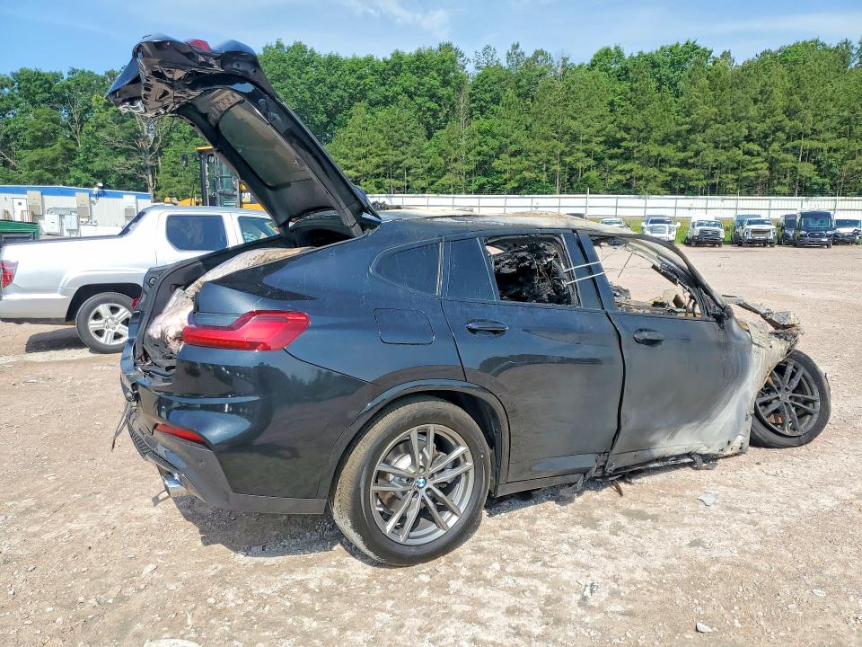 2020 BMW X4 VIN 5UX2V1C08LLZ32461 COPART salvage auction — BURN, Va - Non-Repairable Certificate, sold $350 on 2026-07-27 (photo 3)
