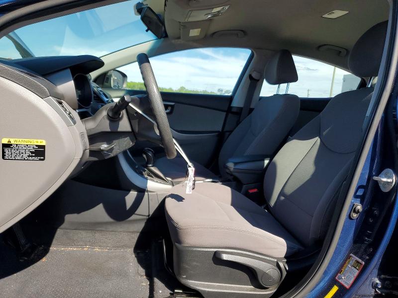 2015 Hyundai Elantra VIN KMHDH4AE8FU458815 COPART salvage auction — FRONT END, Va - Cert Of Title - Salvage, sold $1,350 on 2026-07-22 (photo 7)
