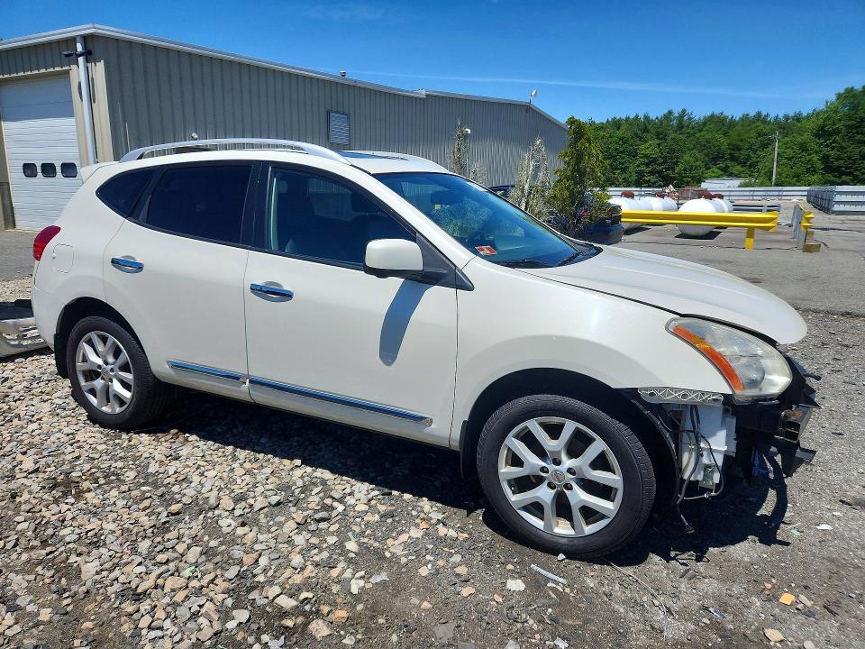 2013 Nissan Rogue VIN JN8AS5MVXDW610111 COPART salvage auction — FRONT END, Wv - Salvage Certificate, sold $475 on 2026-07-16 (photo 4)