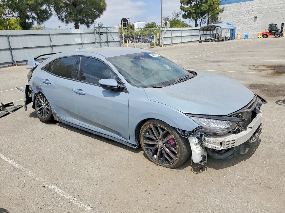 2021 Honda Civic VIN SHHFK7H44MU427014 COPART salvage auction — FRONT END, Ca - Salvage Certificate, sold $5,800 on 2026-07-16 (photo 4)