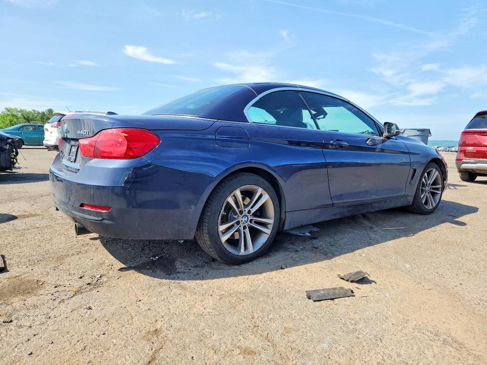 2017 BMW 4er VIN WBA4U1C54H5A15800 COPART salvage auction — FRONT END, Pa - Certificate Of Salvage, sold $11,800 on 2026-07-14 (photo 3)