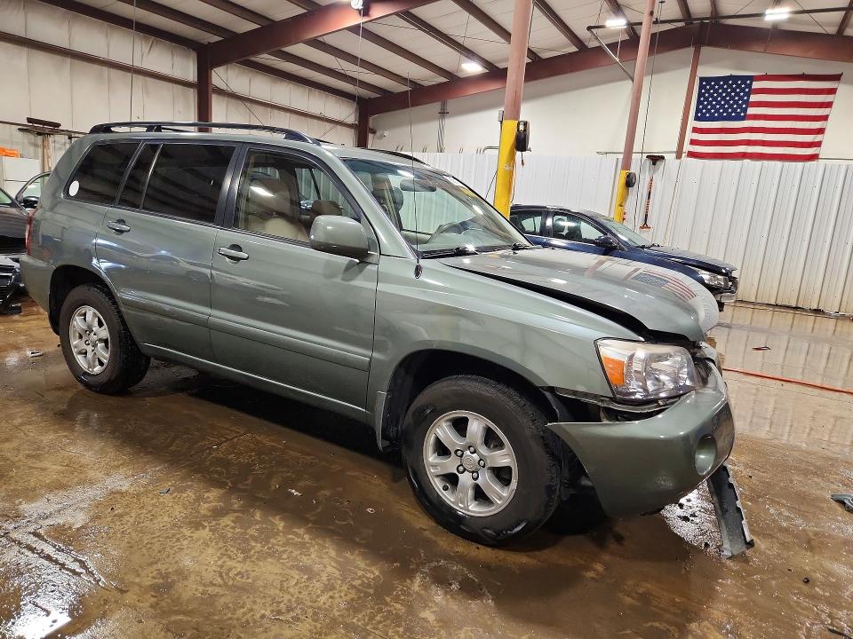 2006 Toyota Highlander VIN JTEEP21A960183634 COPART salvage auction — FRONT END, Pa - Certificate Of Salvage, sold $1,150 on 2026-07-02 (photo 4)