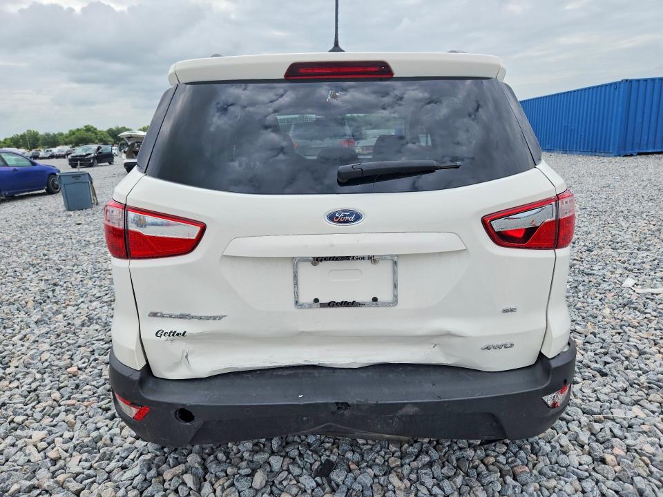 2018 Ford Ecosport VIN MAJ6P1UL5JC222068 COPART salvage auction — FRONT END, FL - CERT OF TITLE SLVG REBUILDABLE, sold $400 on 2026-07-28 (photo 6)