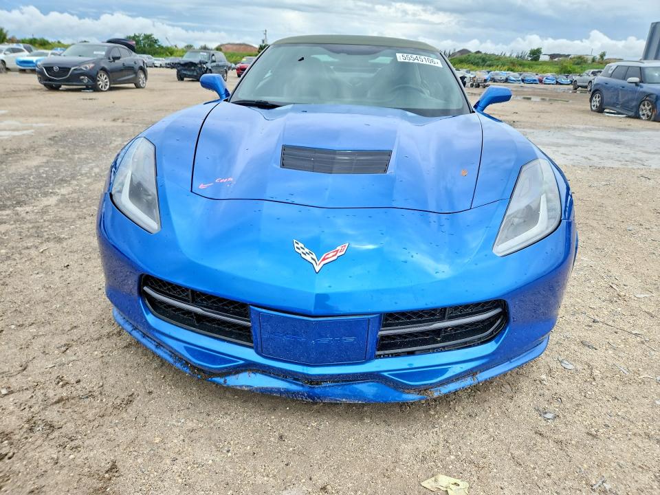 2016 Chevrolet Corvette stingray VIN 1G1YB3D79G5122707 COPART salvage auction — BURN, FL - CERT OF TITLE SLVG REBUILDABLE, sold $13,100 on 2026-07-16 (photo 5)