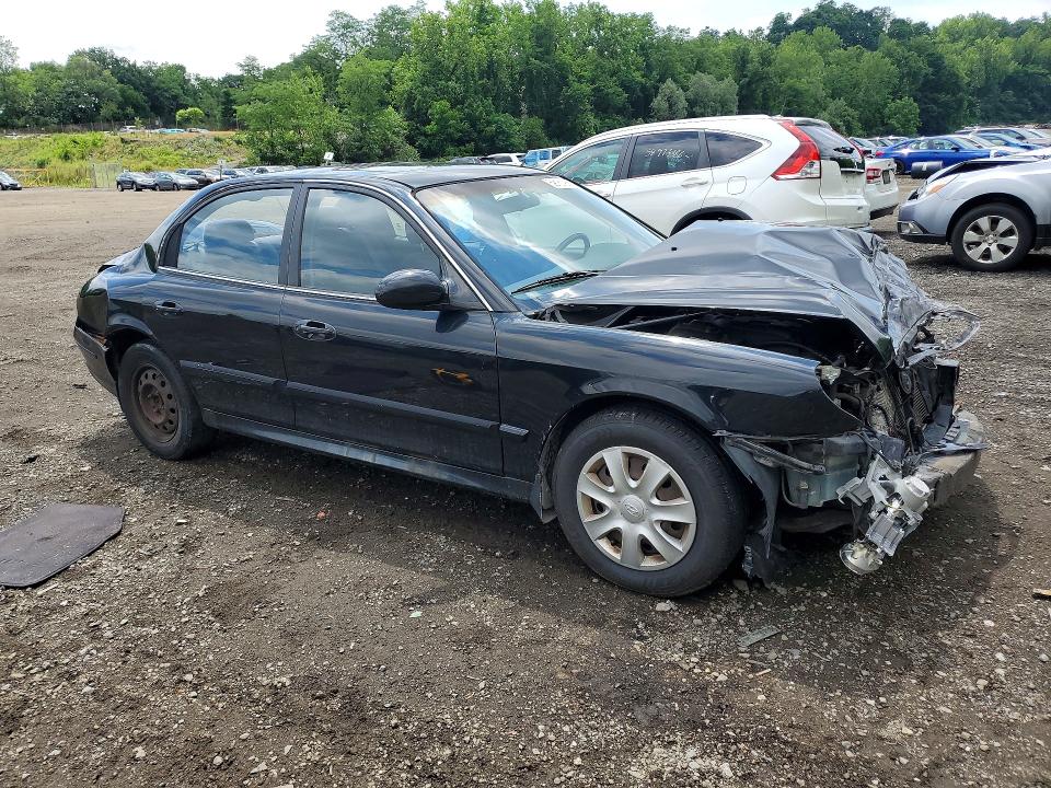 2004 Hyundai Sonata VIN KMHWF25SX4A049975 COPART salvage auction — FRONT END, NY - MV-907A SALVAGE CERTIFICATE, sold $450 on 2026-07-14 (photo 4)