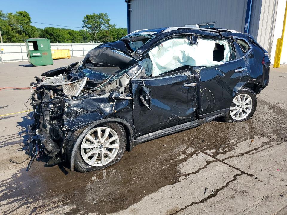 2019 Nissan Rogue VIN JN8AT2MT7KW261691 COPART salvage auction — ROLLOVER, Tn - Non-Repairable Certificate, sold $250 on 2026-07-13 (photo 1)