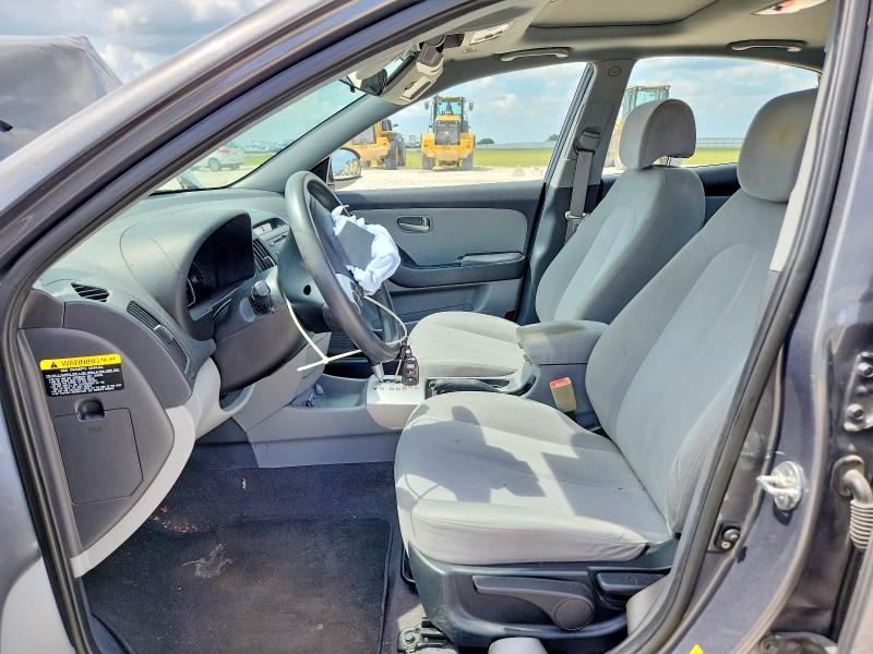 2009 Hyundai Elantra VIN KMHDU46D59U697626 COPART salvage auction — FRONT END, Tx - Salvage Vehicle Title, sold $200 on 2026-07-02 (photo 7)
