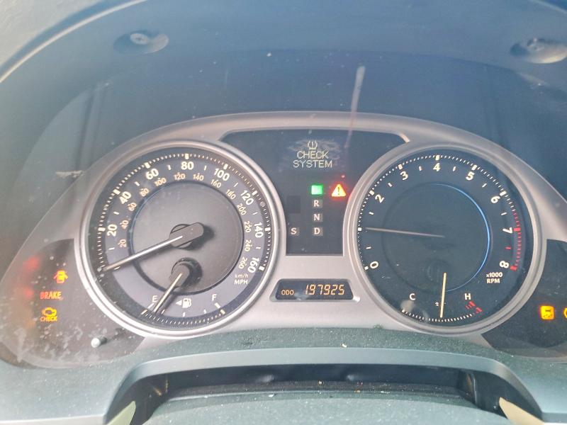 2008 Lexus Is VIN JTHBK262885060905 COPART salvage auction — FRONT END, Mt - Certificate Of Title, sold $375 on 2026-07-30 (photo 9)
