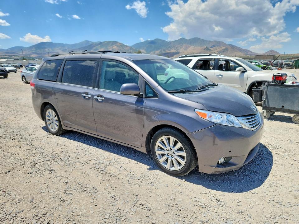 2011 Toyota Sienna VIN 5TDDK3DC2BS010367 COPART salvage auction — FRONT END, Ut - Certificate Of Title, sold $2,050 on 2026-07-21 (photo 4)