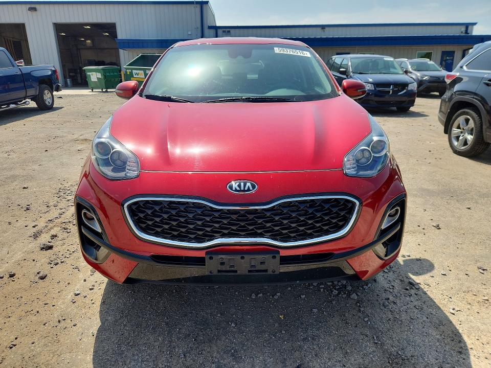 2022 Kia Sportage VIN KNDPMCAC7N7010990 COPART salvage auction — HAIL, Wi - Cert Of Title-Claim Paid, sold $7,600 on 2026-07-14 (photo 5)