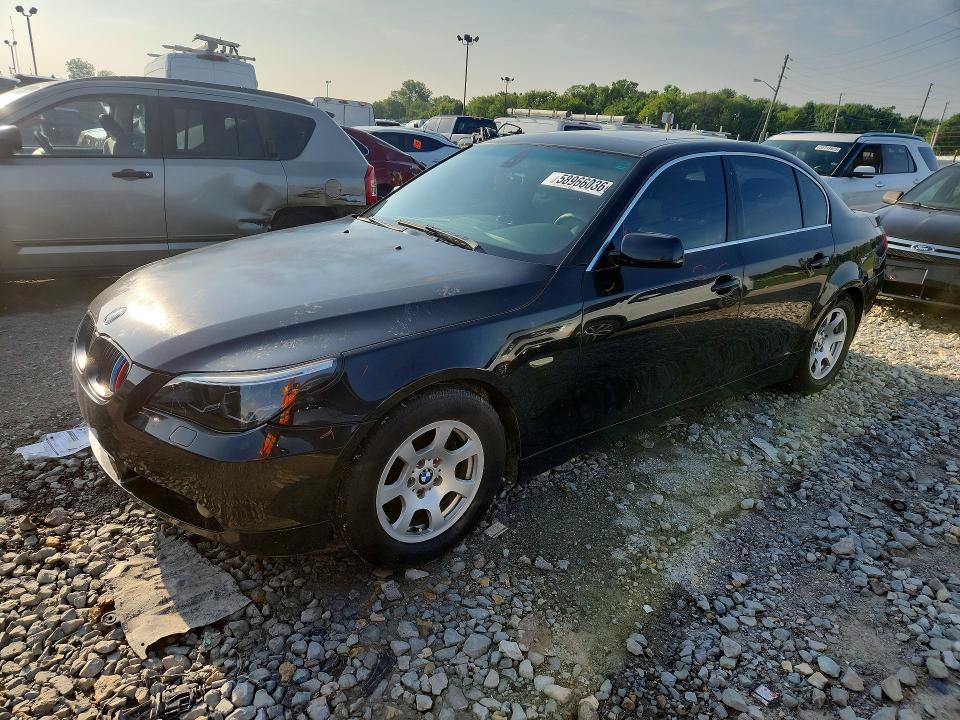 2004 BMW 5er VIN WBANA53564B846650 COPART salvage auction — REAR END, In - Cert Of Title-Salvage Title, sold $275 on 2026-07-17 (photo 1)