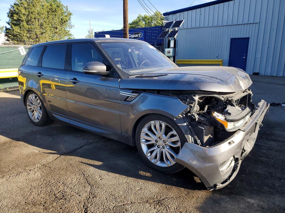 2016 Land rover Range rover sport VIN SALWR2VF9GA648328 COPART salvage auction — FRONT END, Co - Certificate Of Title, sold $275 on 2026-07-28 (photo 4)