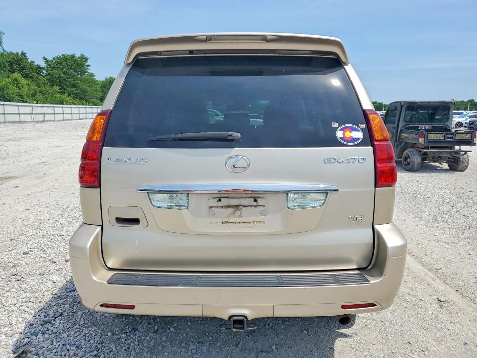 2006 Lexus Gx VIN JTJBT20X660096361 COPART salvage auction — FRONT END, Ar - Cert Of Title-Salvage, sold $90 on 2026-07-27 (photo 6)