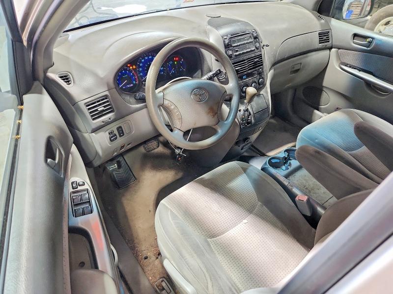 2006 Toyota Sienna VIN 5TDZA23C46S572023 COPART salvage auction — NORMAL WEAR, Wv - Certificate Of Title, sold $1,100 on 2026-07-17 (photo 8)