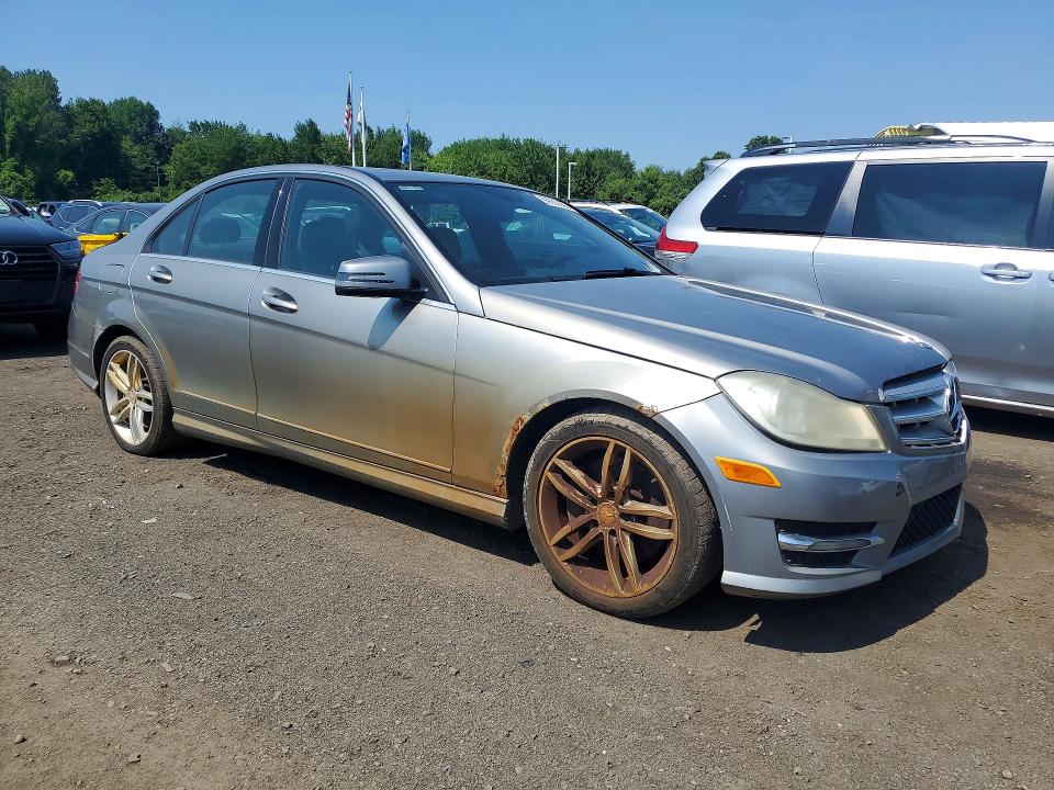 2014 Mercedes-benz C class VIN WDDGF8AB2EA949861 COPART salvage auction — FRONT END, Va - Cert Of Title-Salvage Rebuilt, sold $2,700 on 2026-07-31 (photo 4)