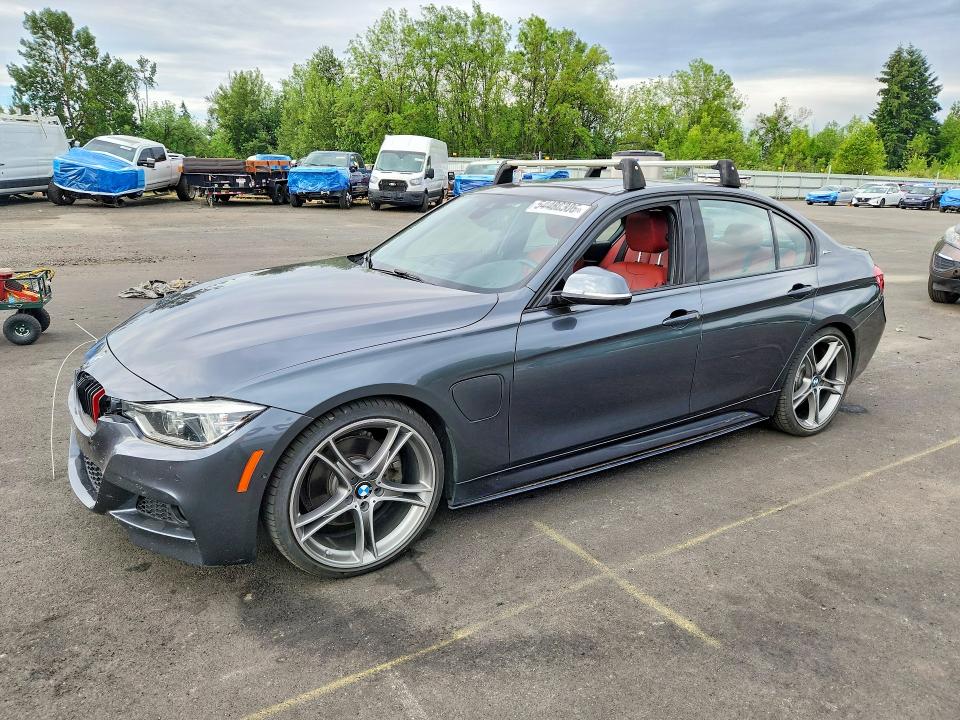 2017 BMW VIN WBA8E1C53HK895384 COPART salvage auction — FRONT END, Or - Salvage Title Certificate, sold $7,700 on 2026-08-17 (photo 1)