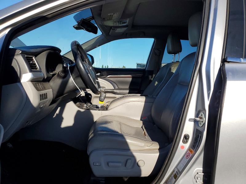 2015 Toyota Highlander VIN 5TDDKRFH0FS124675 COPART salvage auction — REAR END, Ca - Salvage Certificate, sold $6,900 on 2026-07-09 (photo 7)