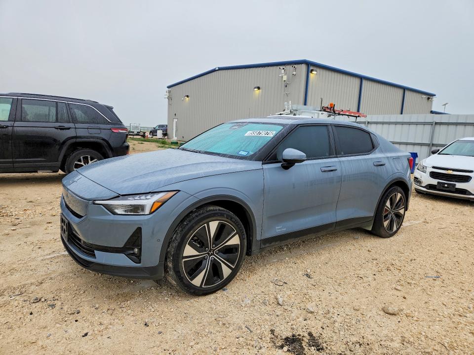 2024 Polestar 2 VIN YSMFD3KA8RL217351 COPART salvage auction — FRONT END, Tx - Certificate Of Title, sold $14,700 on 2026-07-23 (photo 1)