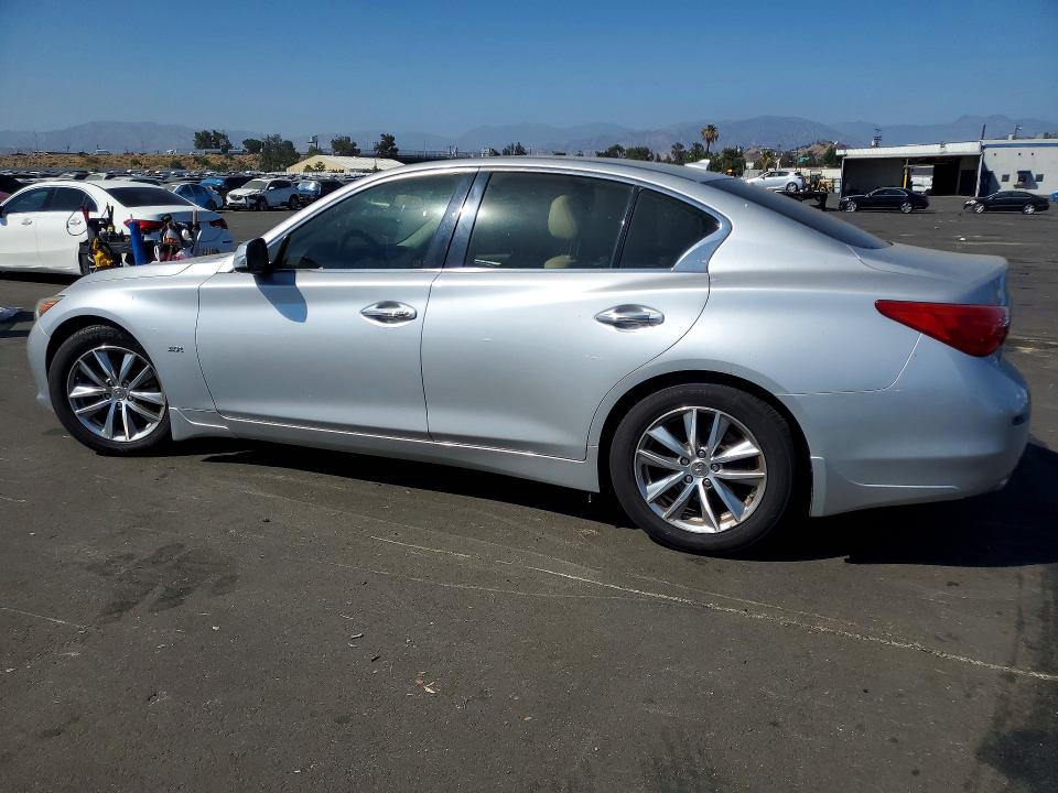 2017 Infiniti Q50 VIN JN1EV7AP0HM731675 COPART salvage auction — VANDALISM, Ca - Salvage Certificate, sold $3,950 on 2026-07-20 (photo 2)