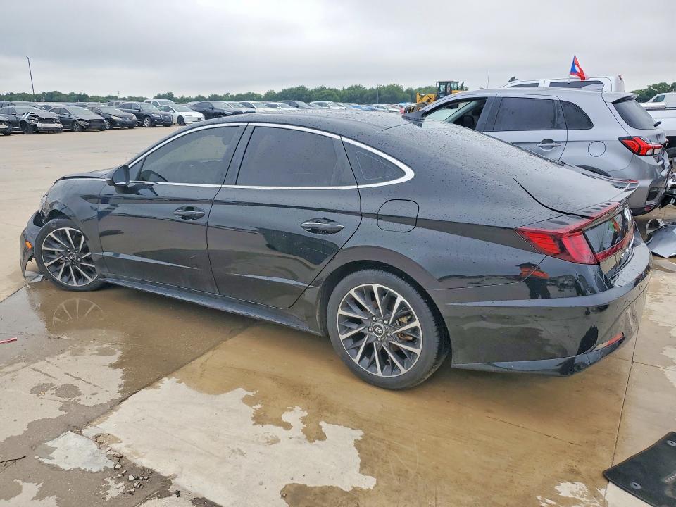 2022 Hyundai Sonata VIN KMHL34J21NA174040 COPART salvage auction — SIDE, Tx - Certificate Of Title, sold $875 on 2026-07-16 (photo 2)
