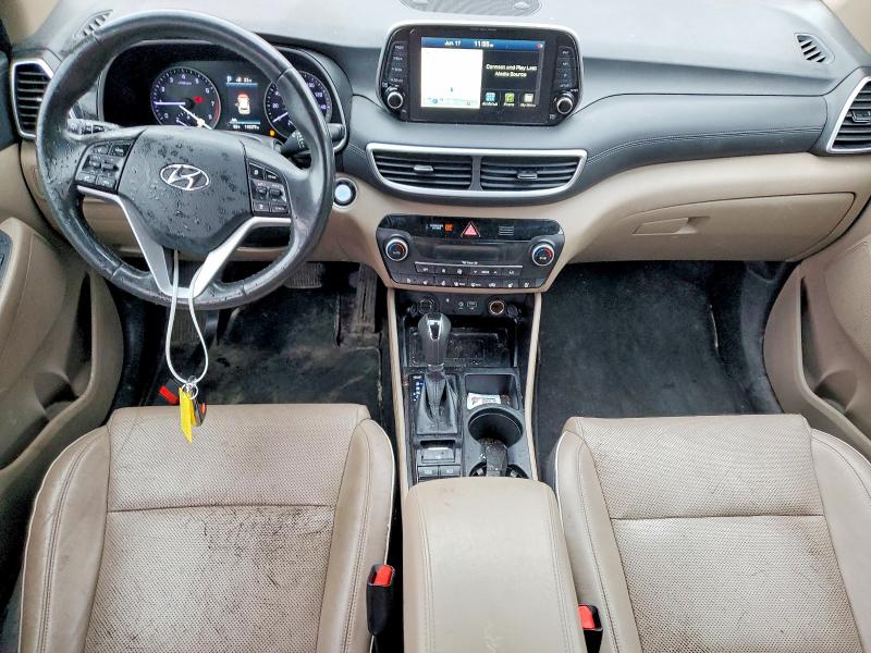 2021 Hyundai Tucson VIN KM8J3CAL1MU356277 COPART salvage auction — NORMAL WEAR, Wv - Certificate Of Title, sold $6,700 on 2026-07-07 (photo 8)
