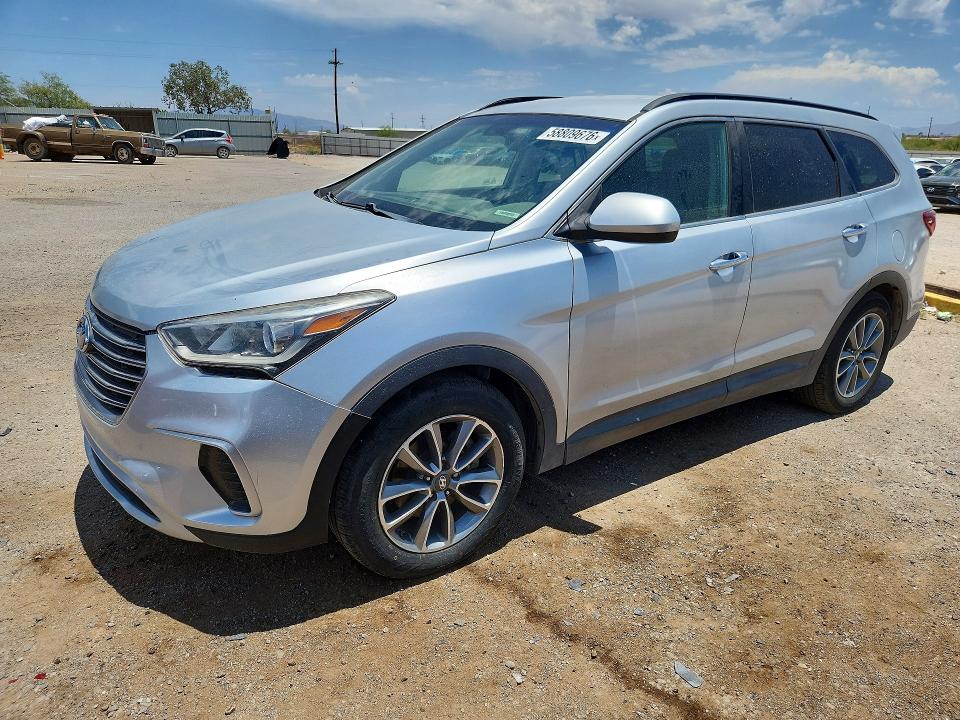 2017 Hyundai Santa fe VIN KM8SM4HF0HU205265 COPART salvage auction — MECHANICAL, AZ - CERT OF TITLE-RESTORED SALVAGE, sold $875 on 2026-07-24 (photo 1)