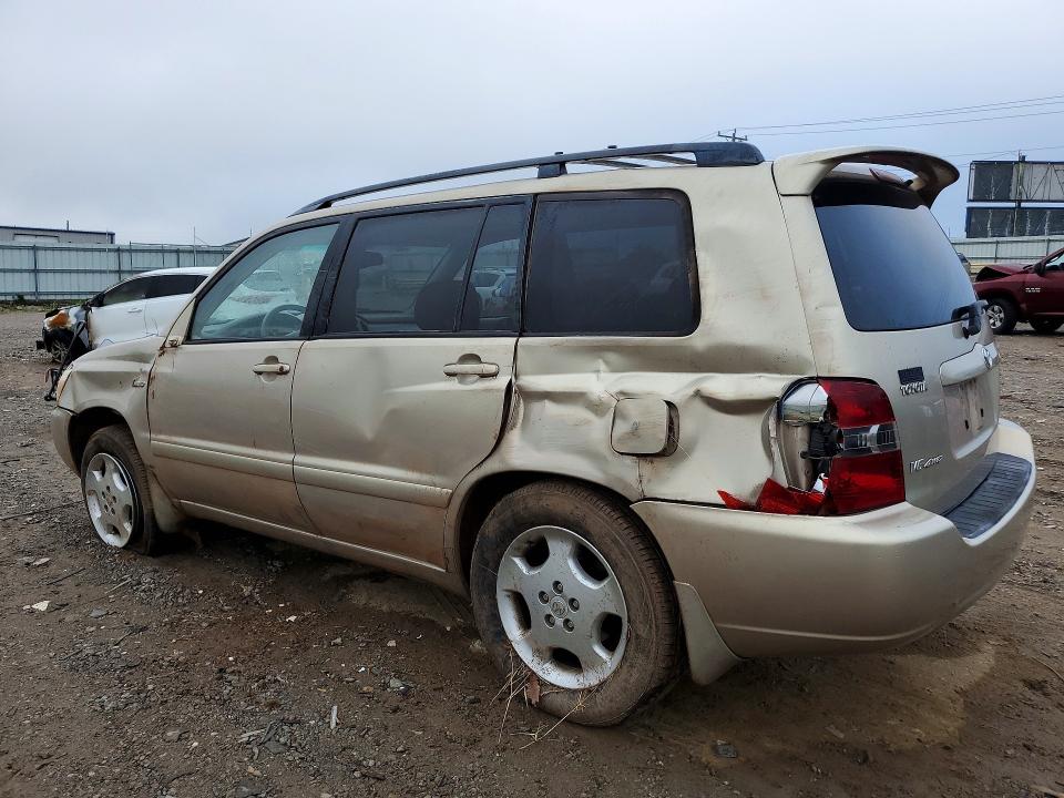 2004 Toyota Highlander VIN JTEEP21A740029243 COPART salvage auction — SIDE, VA - CERT OF TITLE - SALVAGE, sold $425 on 2026-07-24 (photo 2)