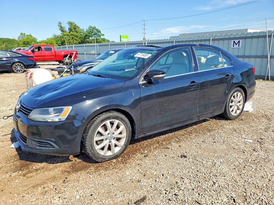 2014 Volkswagen Jetta VIN 3VWD07AJ0EM391704 COPART salvage auction — ROOF, Il - Salvage Certificate, sold $775 on 2026-07-24 (photo 1)