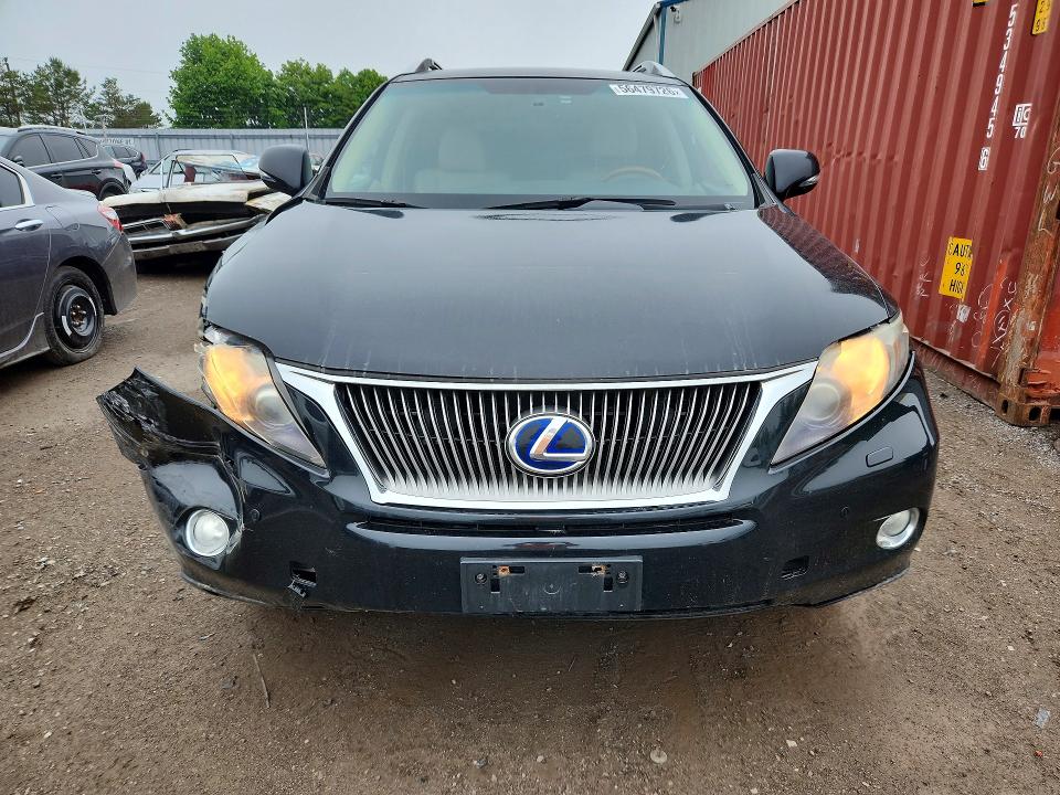 2010 Lexus Rx 450h VIN JTJBC1BA9A2020911 COPART salvage auction — FRONT END, On - Permit No Brand - Unfit, sold $3,600 on 2026-07-07 (photo 5)