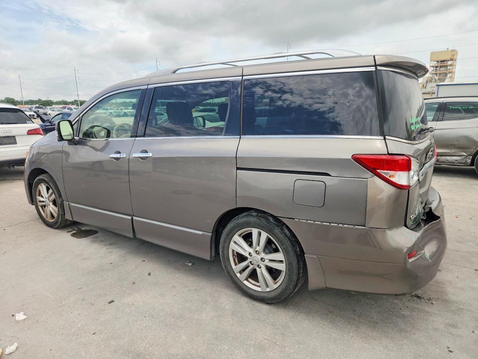 2015 Nissan Quest VIN JN8AE2KP9F9124286 COPART salvage auction — REAR END, Id - Salvage Certificate Of Title, sold $1,500 on 2026-07-29 (photo 2)
