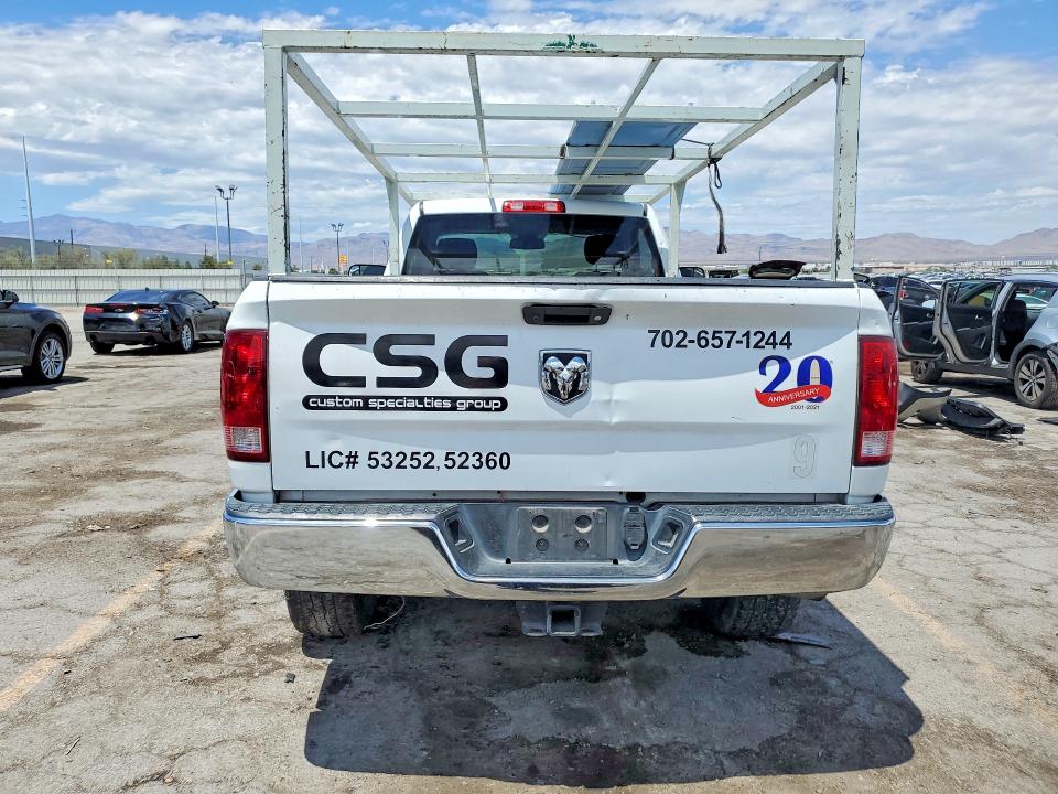 2018 Ram 2500 VIN 3C6MR4AL8JG245530 COPART salvage auction — REAR END, Nv - Salvage Title, sold $8,300 on 2026-07-28 (photo 6)