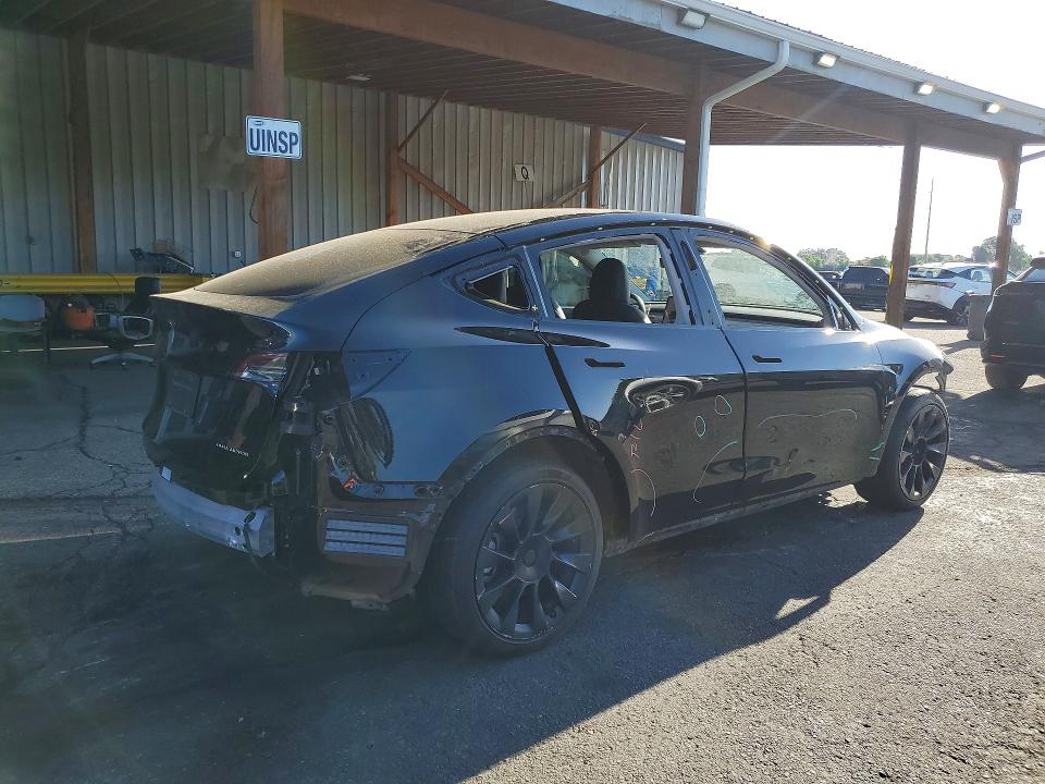 2020 Tesla Model y VIN 5YJYGDEE1LF019947 COPART salvage auction — FRONT END, Co - Public - Salvage Title, sold $7,100 on 2026-07-14 (photo 3)