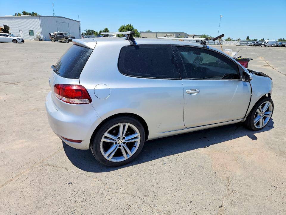 2010 Volkswagen Golf VIN WVWAB7AJ8AW167400 COPART salvage auction — FRONT END, Ca - Salvage Certificate, sold $10 on 2026-08-03 (photo 3)