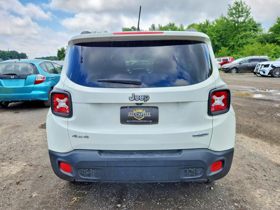 2016 Jeep Renegade VIN ZACCJBBT5GPC43286 COPART salvage auction — MINOR DENT/SCRATCHES, Fl - Certificate Of Title, sold $2,300 on 2026-07-10 (photo 6)