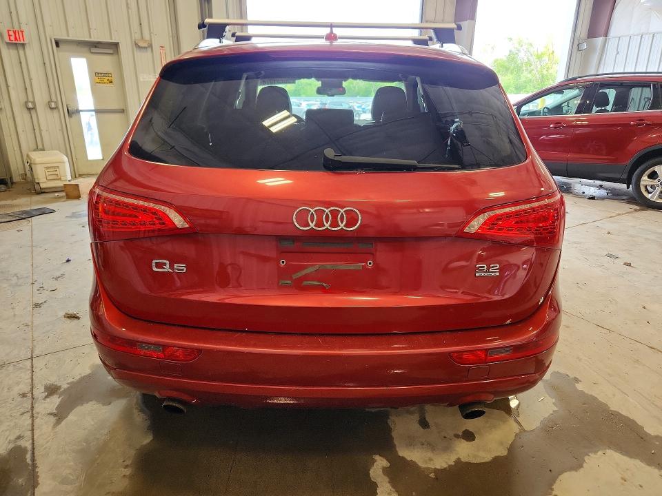 2010 Audi Q5 VIN WA1LKAFP2AA032794 COPART salvage auction — HAIL, Wi - Junked Vehicle Bill Of Sale, sold $625 on 2026-07-13 (photo 6)
