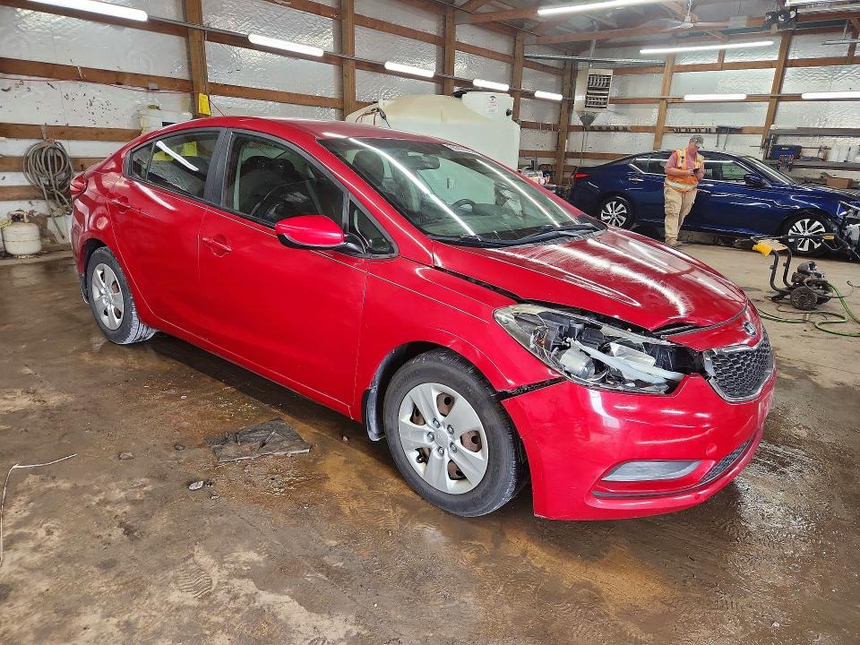 2016 Kia Forte VIN KNAFK4A6XG5474823 COPART salvage auction — FRONT END, Il - Salvage Certificate, sold $550 on 2026-07-13 (photo 4)
