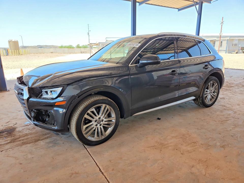 2018 Audi Q5 VIN WA1BNAFYXJ2217455 COPART salvage auction — FRONT END, AZ - CERT OF TITLE - SALVAGE, sold $7,999 on 2026-07-25 (photo 1)