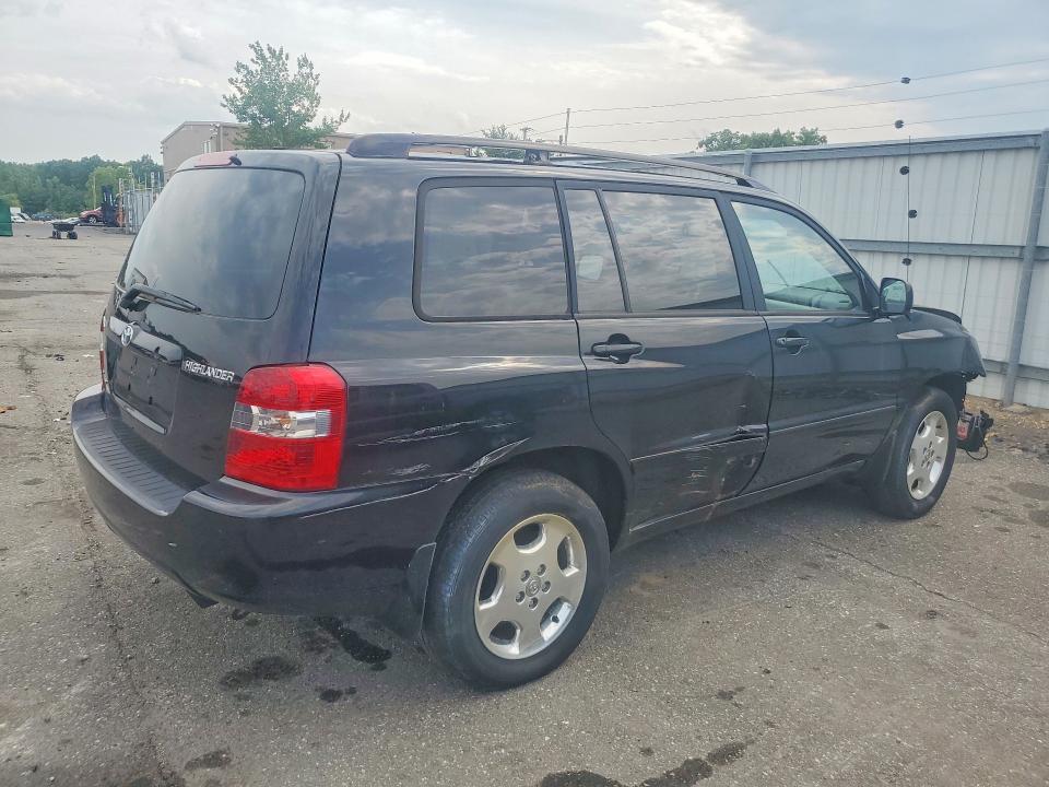 2006 Toyota Highlander VIN JTEEP21A560149741 COPART salvage auction — FRONT END, NJ - CERTIFICATE OF TITLE, sold $750 on 2026-07-28 (photo 3)