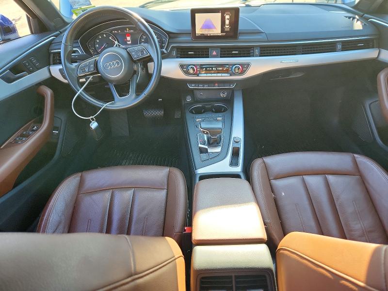 2018 Audi A4 VIN WAUENAF40JA062269 COPART salvage auction — FRONT END, Nj - Cert Of Title-Salvage, sold $4,200 on 2026-07-27 (photo 8)