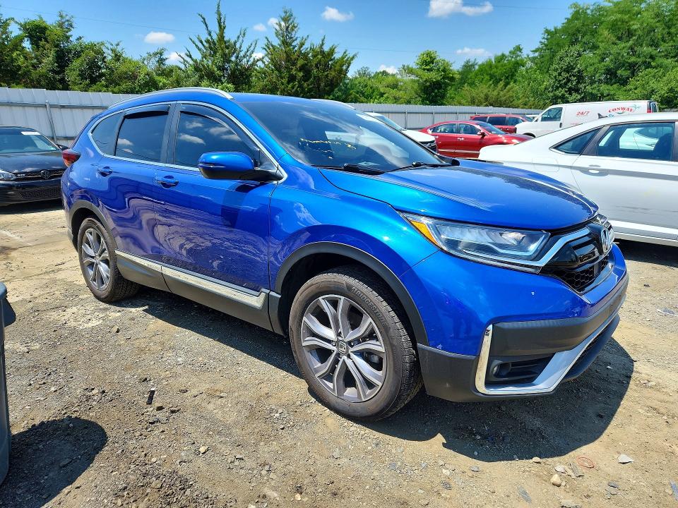 2021 Honda Cr-v VIN 7FARW2H98ME033652 COPART salvage auction — SIDE, Nj - Cert Of Title-Salvage, sold $350 on 2026-07-27 (photo 4)