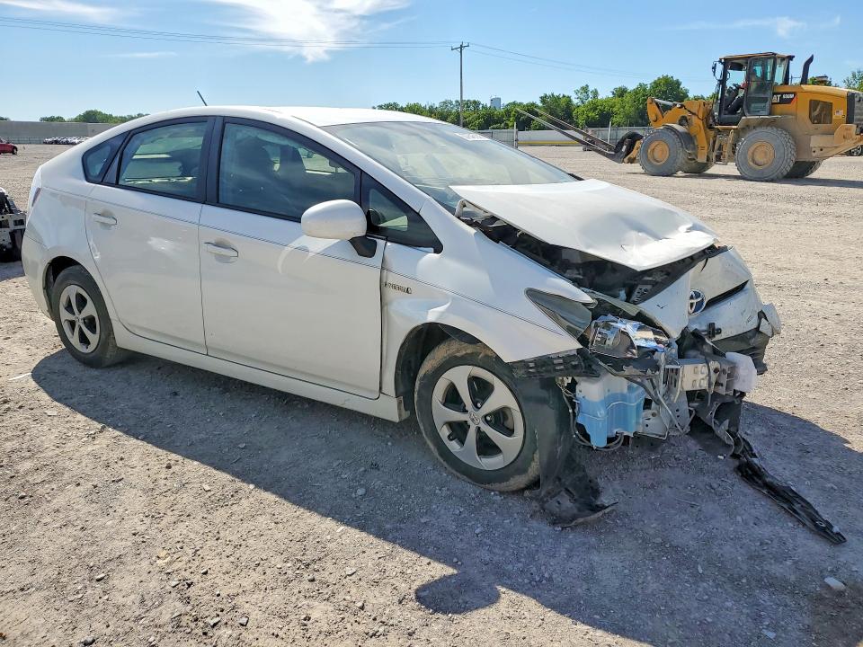 2014 Toyota Prius VIN JTDKN3DU8E0356552 COPART salvage auction — FRONT END, Ny - Mv-907A Salvage Certificate, sold $1,800 on 2026-07-20 (photo 4)