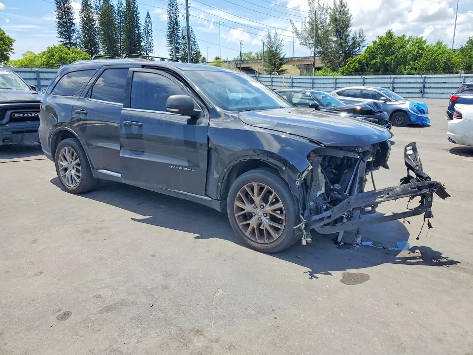 2015 Dodge Durango VIN 1C4RDHEG0FC127855 COPART salvage auction — FRONT END, Fl - Cert Of Title-Rebuilt, sold $1,200 on 2026-07-29 (photo 4)