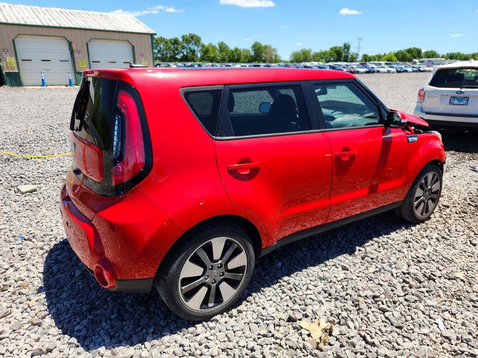 2014 Kia Soul VIN KNDJX3A53E7729667 COPART salvage auction — FRONT END, Il - Salvage Certificate, sold $750 on 2026-07-20 (photo 3)