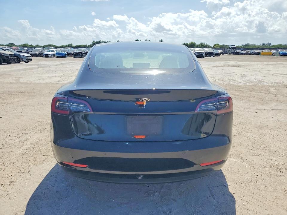 2022 Tesla Model 3 VIN 5YJ3E1EA6NF372439 COPART salvage auction — REAR END, Fl - Certificate Of Title, sold $15,700 on 2026-07-06 (photo 6)