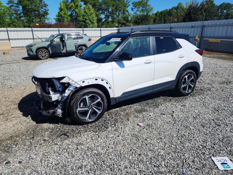 2022 Chevrolet Trailblazer VIN KL79MTSL8NB019182 COPART salvage auction — FRONT END, Sc - Cert Of Title-Salvage, sold $5,100 on 2026-07-27 (photo 1)