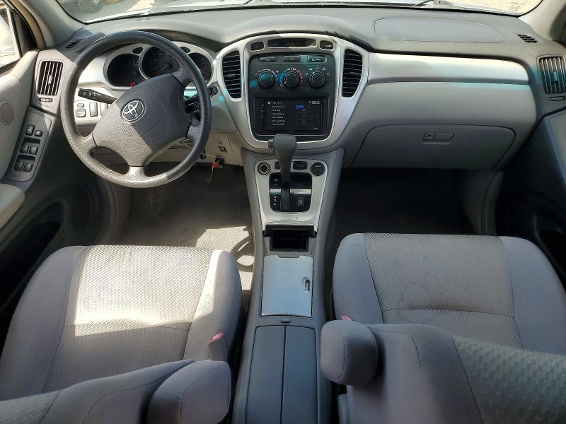 2006 Toyota Highlander VIN JTEGD21AX60153429 COPART salvage auction — FRONT END, TN - SALVAGE CERTIFICATE, sold $175 on 2026-07-27 (photo 8)